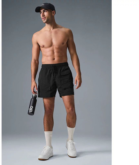 알로요가 남성 크링클 익스커션 후드 요가 서플러스 알로