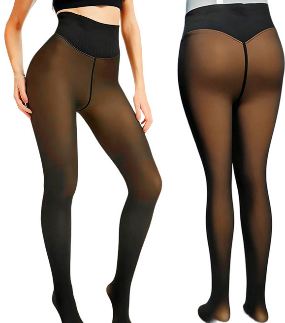 따뜻하고 날씬해보이는 4가지 착시기모 스타킹 편한 겨울 빅사이즈 플러스사이즈 스타킹