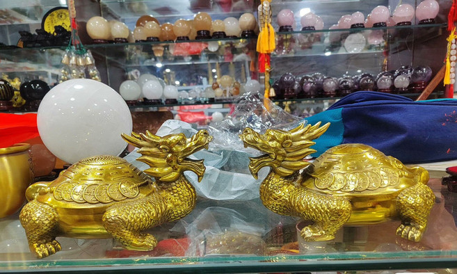 純銅八卦龍龜 仿古工藝, 如圖所示