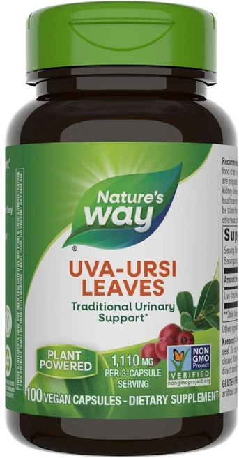 네이쳐스웨이 우바 우르시 리프 1110mg 베지테리안 캡슐, 100개입, 1개, 100정 - 쿠팡