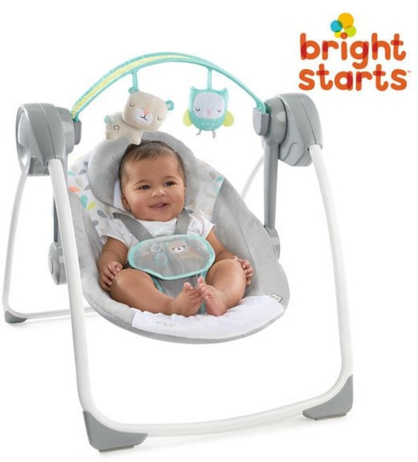 브라이트스타트 컴포트스윙-포레스트 (아기 자동 바운서 락커)