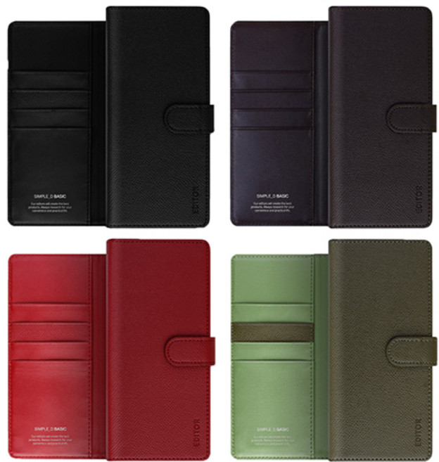 EDITOR 심플D 베이직 다이어리 휴대폰 케이스