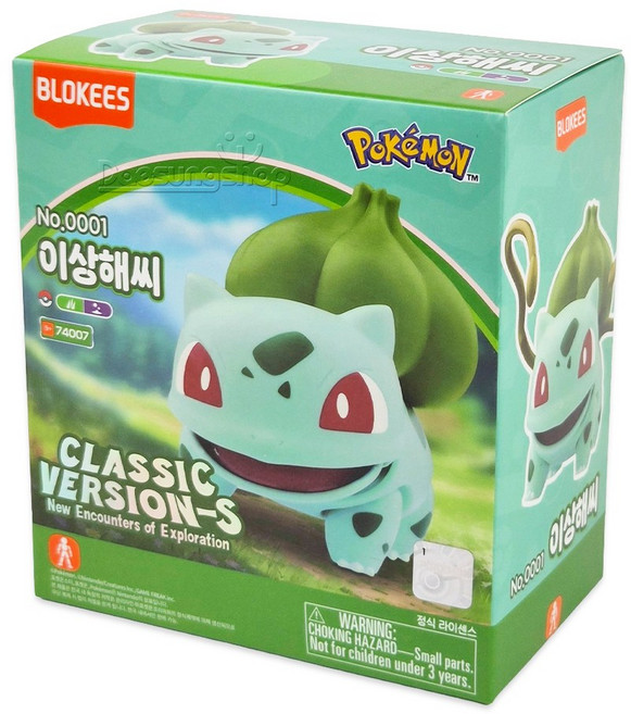 포켓몬스터 클래식 버전 피규어 CV S 이상해씨, 1개