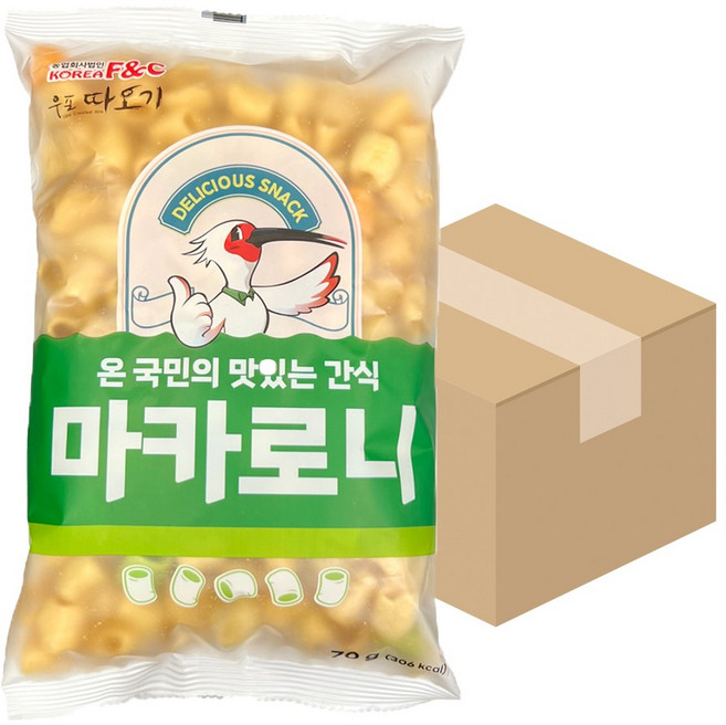 우포따오기 마카로니, 20개, 70g