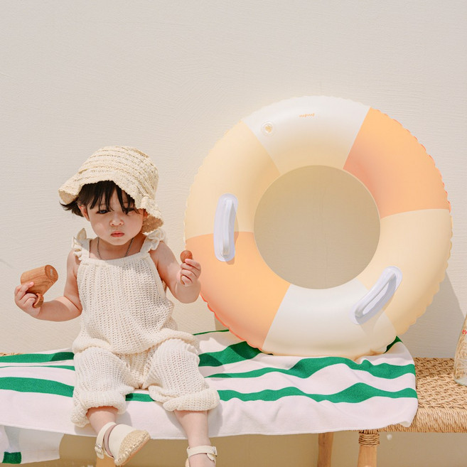 오맘 아기 보행기튜브 유아 어린이 손잡이튜브, 큐티옐로_손잡이, 1개