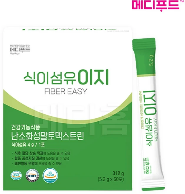 메디푸드 식이섬유이지(5.2g x 60개입), 60세트, 5.2g - 쿠팡