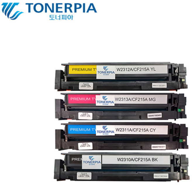 HP 호환토너 W2310A M155a M155nw M182n M182nw M183fw, 1개, 4색세트(215A 세트)