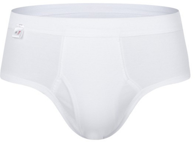 2212 남자 순면 앞트임 인밴드 맥시 빅사이즈 흰색 삼각 팬티