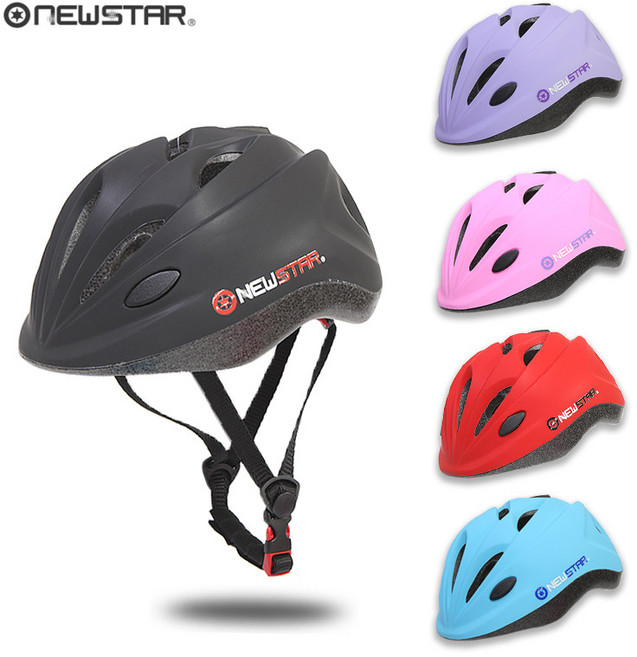 뉴스타 헬멧 무광 아동용 자전거 인나인 킥보드, 뉴스타헬멧-레드, 1개