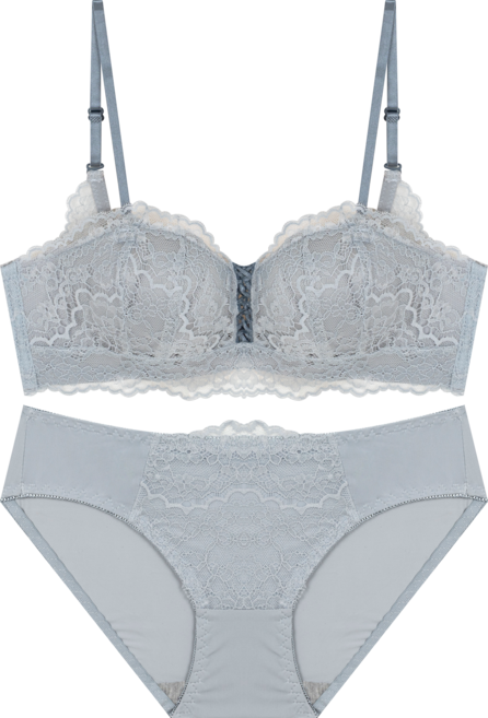 [뽕브라마켓] 4cm 글램업 코르셋 노와이어 왕뽕브라set AA컵 가슴골보장 쫀쫀 볼륨업 군살커버 여성브라팬티세트