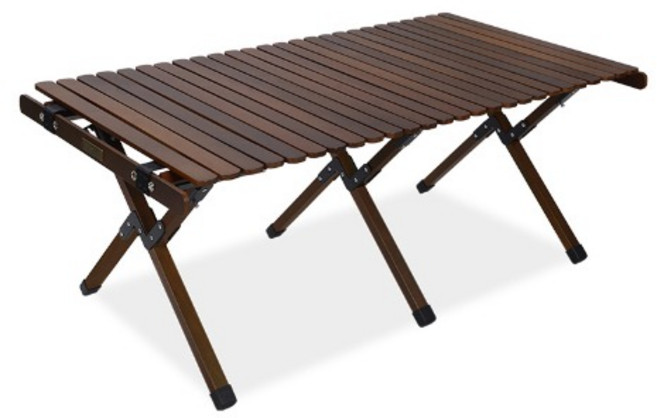 스노우라인 마드리드테이블 빅 /원목 접이식 테이블