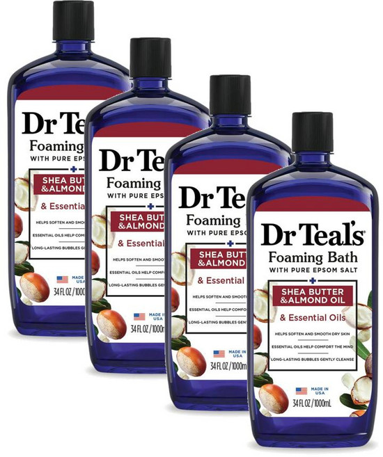 닥터틸즈 거품목욕 시어버터 아몬드오일 DrTeal's Foaming Bath shea Butter Almond Oil