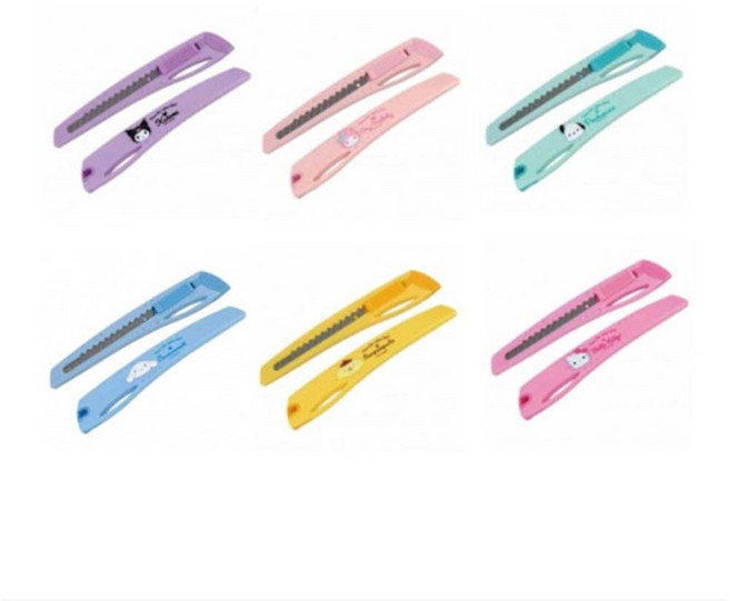 바이하츠 산리오 사무 문구 자동 장금 컷터칼 커터칼 소, 폼폼푸린
