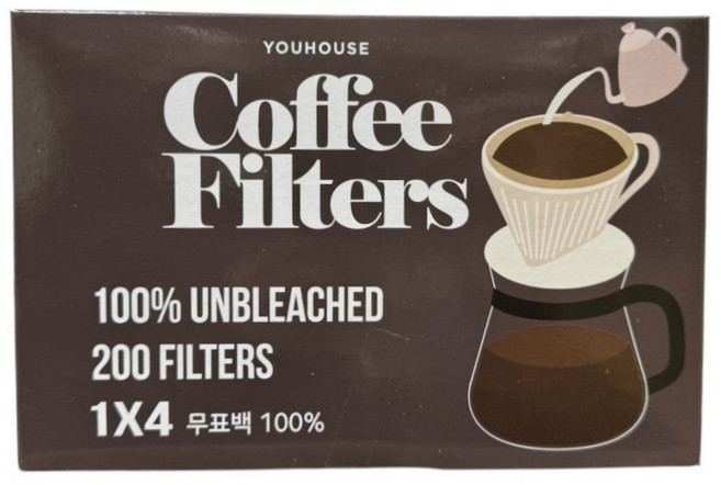 YOUHOUSE 커피필터 200매, 1개