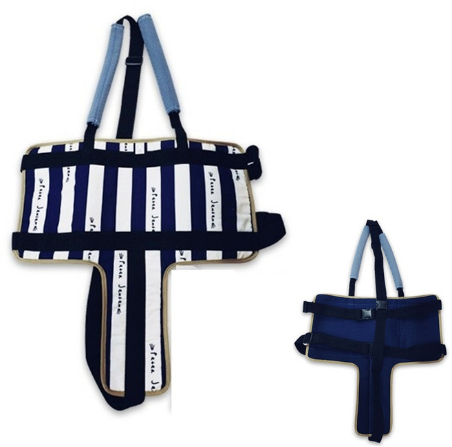 노인 환자 낙상방지 의자 휠체어안저띠 어깨띠 보호벨트 환자안전 고정밴드 꺾임방지, 1개