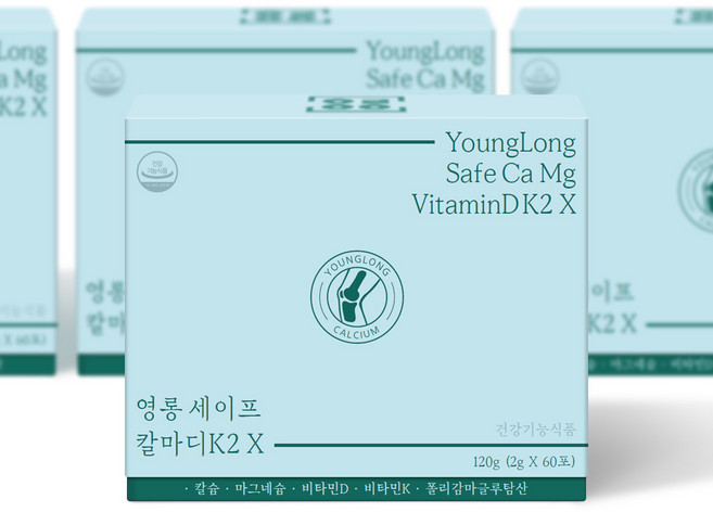 영롱 세이프 칼마디 K2 X 3+1, 120g, 4개