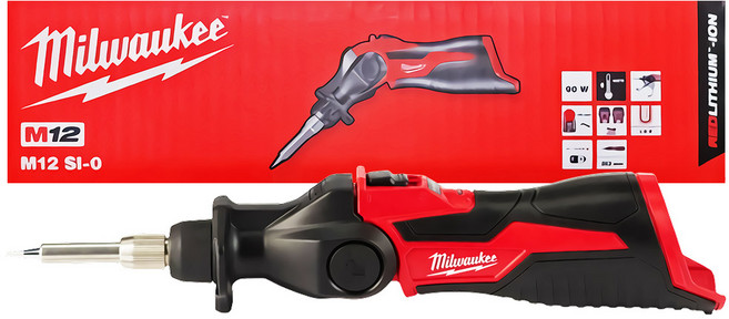 밀워키공식대리점 M12 SI 12V 무선 인두기 충전 납땜 전기 인두 온도조절 납땜기 베어툴