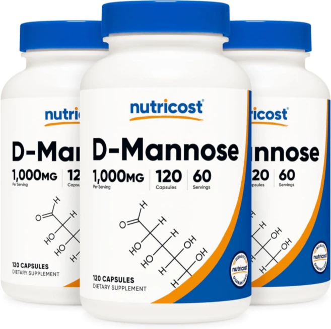 뉴트리코스트 D-마노스 1000mg 120캡슐 3개, 120정 - 쿠팡