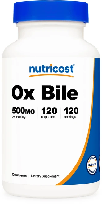 뉴트리코스트 소 담즙 옥스 바일 125mg 240캡슐 1병, 1개, 120 캡슐, 120정 - 쿠팡
