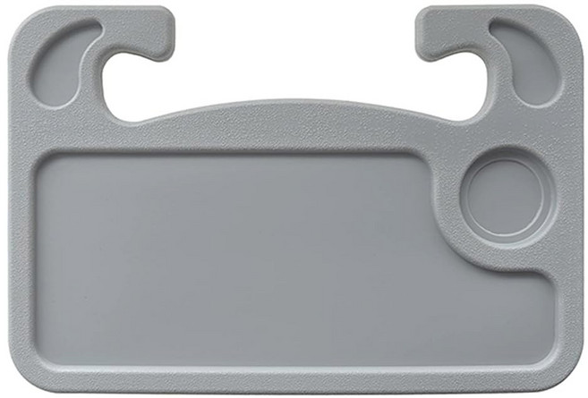 호리 스티어링 트레이 범용 양면 테이블 책상용 자동차 홀더 음식 여행용 트레이 독서용 그레이, Gray Tray