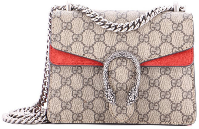 구찌 중고 디오니서스 백 GG 코팅 캔버스 미니 크로스 백