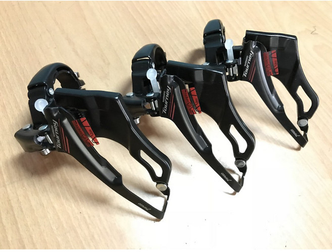 SHIMANO TOURNEY FD-A073 公路車 3x7速中變 前變速器 (原廠散裝), 1個, 31.8