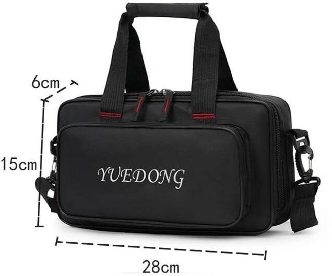 기타 코드 보조기 연습기 핫원 NUX 라인6 MOOER 일렉트릭 베이스 이펙트 페달 가방 드럼 머신 액세서리 유에동 브랜드 악기 부품, 옵션04) NUX MG-100용 가방 28*15*6cm