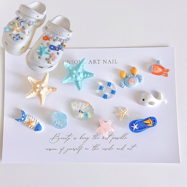 실내화 꾸미기 파츠 악세서리 바다 이야기
