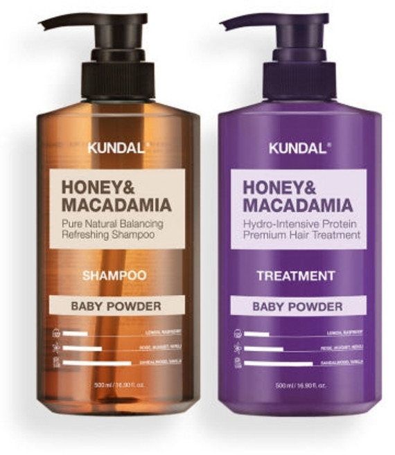 쿤달 화이트머스크 샴푸500ml + 트리트먼트500ml, 1개, 1L