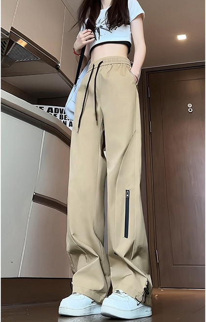 PPOAOJIAXLG 機能工裝長褲 男女款戶外運動休閒登山衝鋒褲