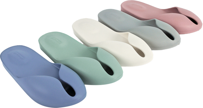 슬림퍼 오리지널 2개 SET 낮은 욕실화 문걸림 방지 욕실 화장실 슬리퍼, 블루그레이(270mm), 세이지그린(240mm)