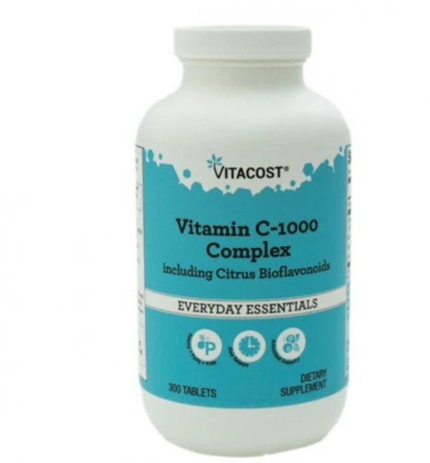Vitacost 비타코스트 비타민C 1000 시트러스 바이오플라보노이드 300 태블릿 건강유지 영양제, 1개 - 쿠팡