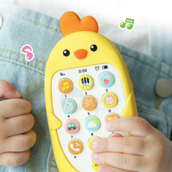 아기 전화기 유아 어린이 스마트폰 멜로디 장난감, 1토끼