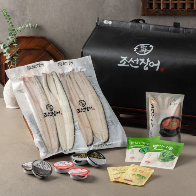 조선장어 국내산 자포니카 초벌 민물장어 선물세트, 1세트, 2kg