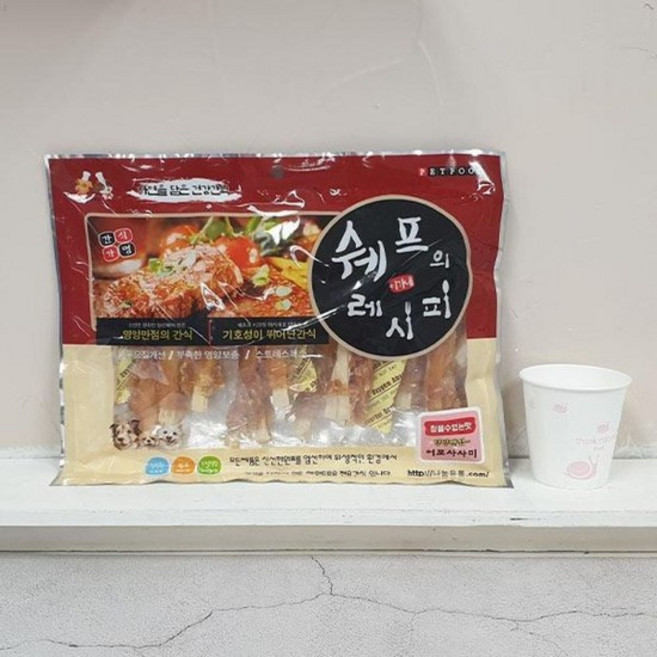 단미간식 개 육포 오리 스테이크 소고기 오래먹는 큐브 300g 강아지간식 애견간식, 없음