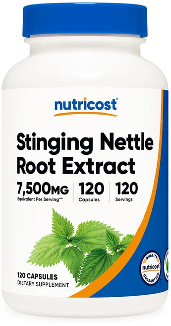 뉴트리코스트 서양쐐기풀 추출물 7500mg 캡슐, 120정, 1개 - 쿠팡