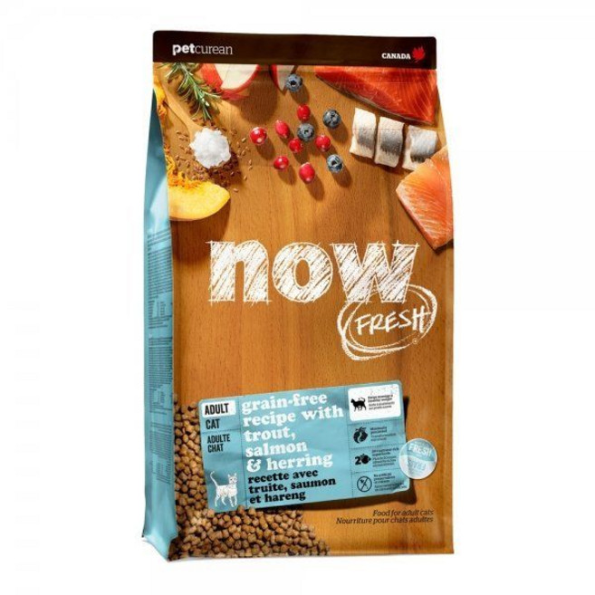 (킹펫)나우 NOW 그레인프리 캣 피쉬 어덜트 7.2kg, 1개