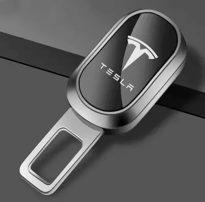 테슬라 모델 3 S X 모델 Y 사이버트럭 로드스터용 자동차 안전벨트 연장 합금 고정 장치 안전 스트랩 버클, 04 black 1pcs