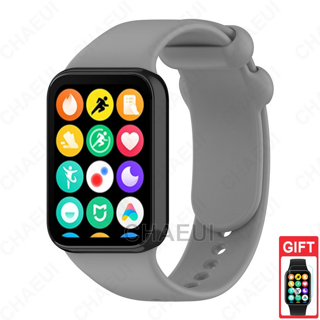 適用小米手環8 Pro Redmi Watch 4 5 Xiaomi 手環 9 Pro 矽膠腕帶, 灰色,小米手環8 Pro, 1個