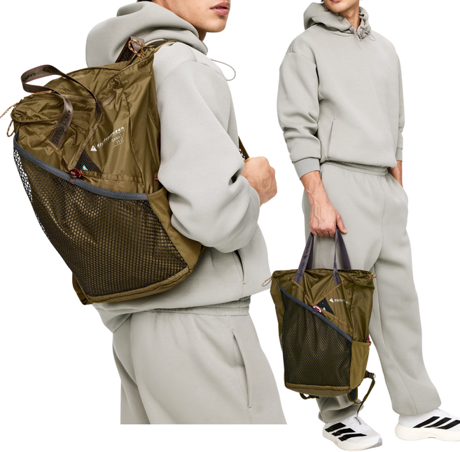 클라터뮤젠 백팩 23L 갠드 토트백 숄더백 트레킹 데일리 등산 다용도 OVG-KM 올리브