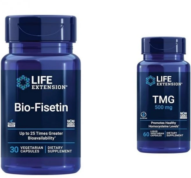 라이프익스텐션 Life Extension Bio-Fisetin Fisetin Galactomannans Fenugreek Seed Cellular Health Cognitive, Bio-Fisetin + Capsules, 30정 - 쿠팡