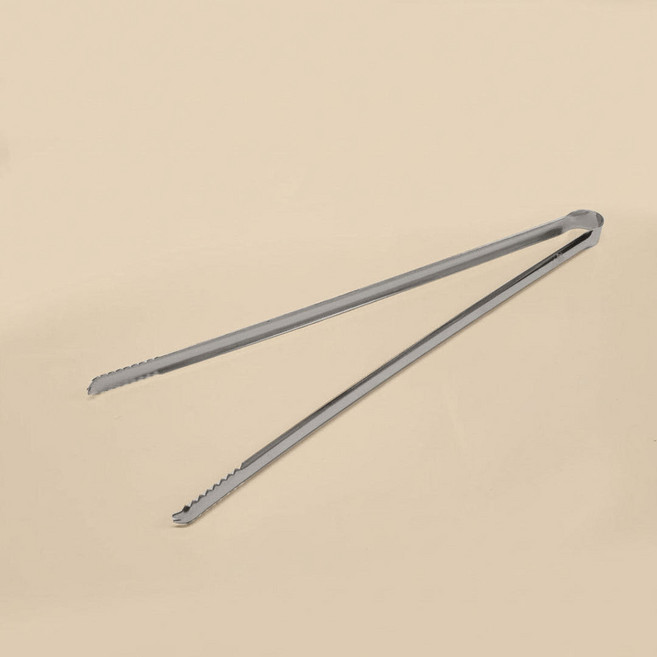 튀김집게 5호 40cm KB 스텐 부페 뷔페 튀김 집게 악어 톱니 식당 업소 분식 고기집, 1개