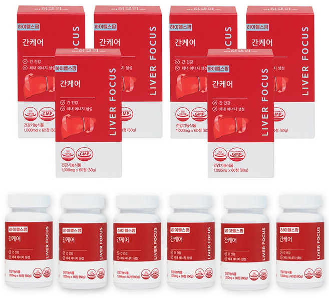 간 건강 밀크씨슬 간피로 스태미너 활력 비타민B 실리마린 리버 포커스, 1개, 360회분