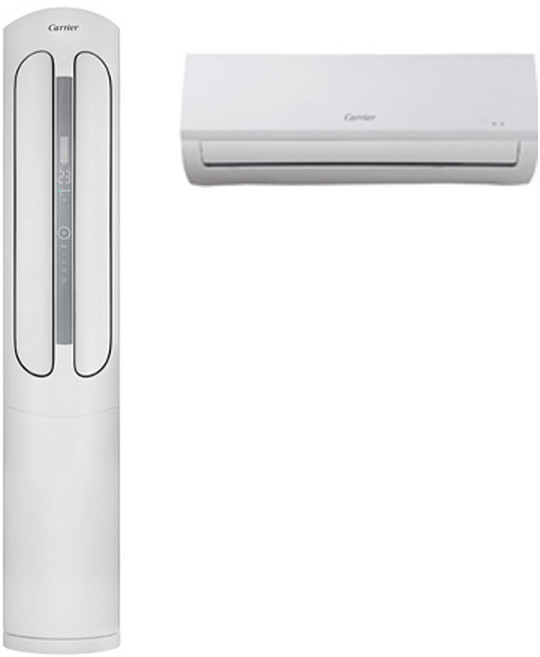 23+6평형 2in1/ DASC-0234XAWMDG/ 캐리어 에어컨 에어로18단 스탠드+벽걸이 멀티형 에어컨/주택 빌라 아파트 거실 가정용 냉방/, 매립배관형, DASC-0234XAWMDG