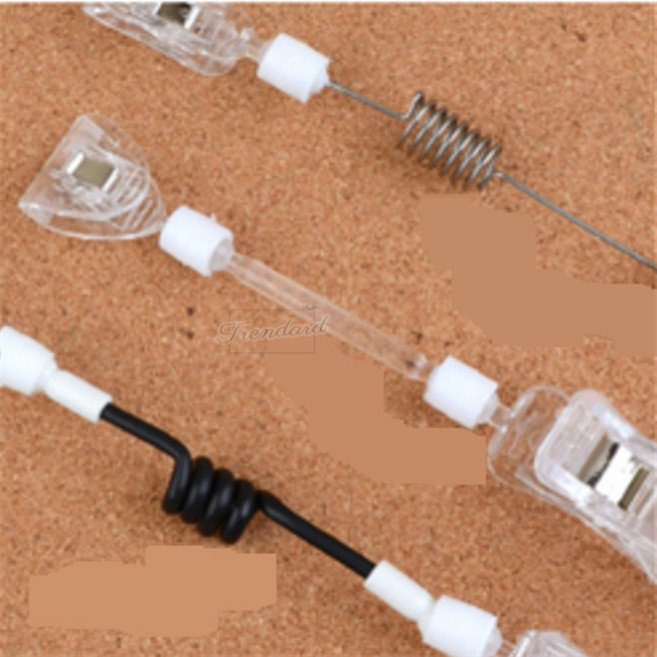 트렌다드 2P 집게형 쇼클립 사무실파티션이름표, 전선줄 클립