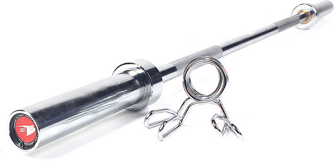 포스스포츠 중량 크롬역기봉(50mm) 중량봉 바벨봉 역기바 바벨, 9.6kg, 1개, 실버 130cm(중량봉)