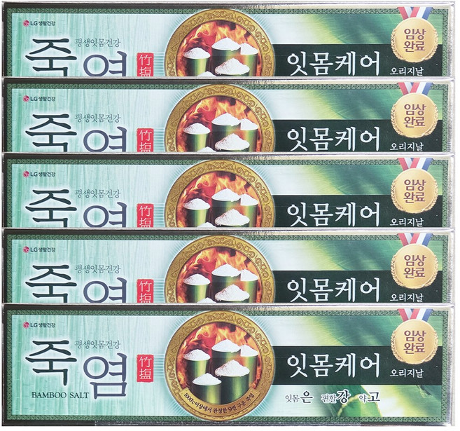 죽염 은강고 오리지널 잇몸 전문 치약, 100g, 5개