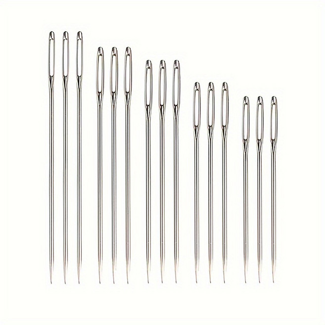 내구성 좋은 공예 대눈바늘 15P 세트, 15개