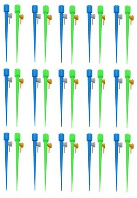 스카이로켓 원예식물 화분 자동 급수기 렌덤색상, 30개, 랜덤발송