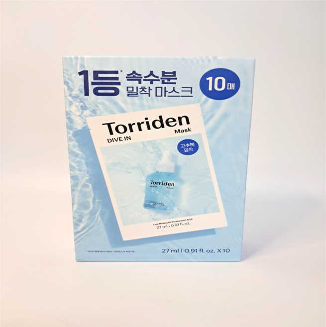 토리든 다이브인 저분자 히알루론산 마스크, 10개입, 1개